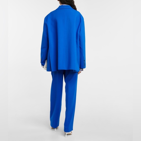 The Frankie Shop Oversized Bea Blazer Royal Blue Medium - Picture 2 of 10